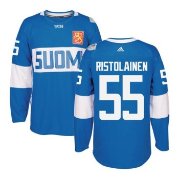 Team Finland #55 Rasmus Ristolainen Blue 2016 World Cup Stitched NHL Jersey Team Finland #55 Rasmus Ristolainen Blue 2016 World Cup Stitched NHL Jersey