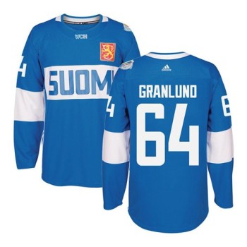 Team Finland #64 Mikael Granlund Blue 2016 World Cup Stitched NHL Jersey Team Finland #64 Mikael Granlund Blue 2016 World Cup Stitched NHL Jersey