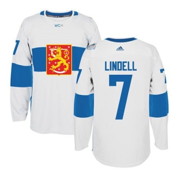 Team Finland #7 Esa Lindell White 2016 World Cup Stitched NHL Jersey Team Finland #7 Esa Lindell White 2016 World Cup Stitched NHL Jersey