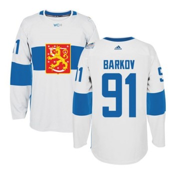 Team Finland #91 Aleksander Barkov White 2016 World Cup Stitched NHL Jersey Team Finland #91 Aleksander Barkov White 2016 World Cup Stitched NHL Jersey