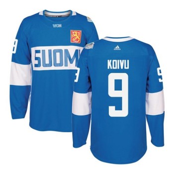Team Finland #9 Mikko Koivu Blue 2016 World Cup Stitched NHL Jersey Team Finland #9 Mikko Koivu Blue 2016 World Cup Stitched NHL Jersey