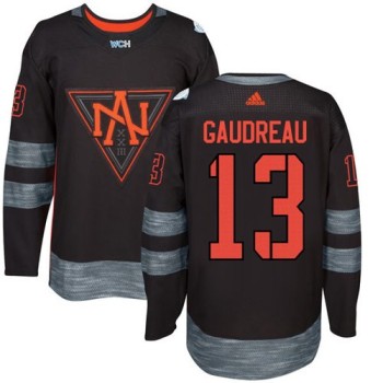 Team North America #13 Johnny Gaudreau Black 2016 World Cup Stitched NHL Jersey Team North America #13 Johnny Gaudreau Black 2016 World Cup Stitched NHL Jersey