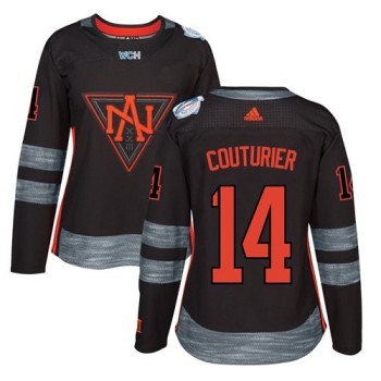 Team North America #14 Sean Couturier Black 2016 World Cup Women's Stitched NHL Jersey Team North America #14 Sean Couturier Black 2016 World Cup Women's Stitched NHL Jersey