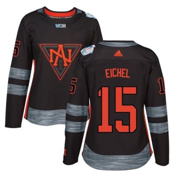 Team North America #15 Jack Eichel Black 2016 World Cup Women's Stitched NHL Jersey Team North America #15 Jack Eichel Black 2016 World Cup Women's Stitched NHL Jersey