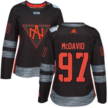 Team North America #97 Connor McDavid Black 2016 World Cup Women's Stitched NHL Jersey Team North America #97 Connor McDavid Black 2016 World Cup Women's Stitched NHL Jersey