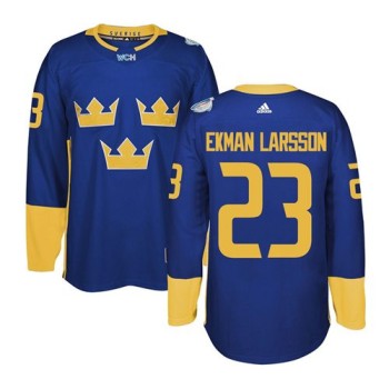 Team Sweden #23 Oliver Ekman-Larsson Blue 2016 World Cup Stitched NHL Jersey Team Sweden #23 Oliver Ekman-Larsson Blue 2016 World Cup Stitched NHL Jersey