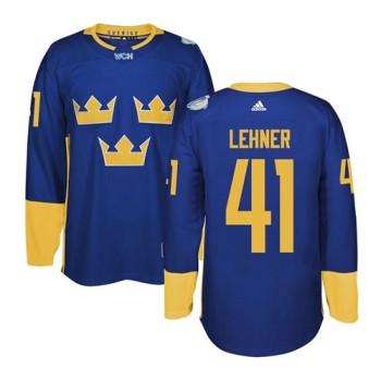 Team Sweden #41 Robin Lehner Blue 2016 World Cup Stitched NHL Jersey Team Sweden #41 Robin Lehner Blue 2016 World Cup Stitched NHL Jersey