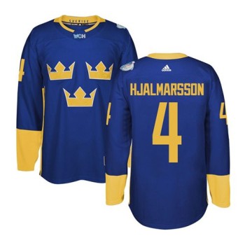 Team Sweden #4 Niklas Hjalmarsson Blue 2016 World Cup Stitched NHL Jersey Team Sweden #4 Niklas Hjalmarsson Blue 2016 World Cup Stitched NHL Jersey