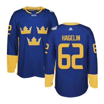 Team Sweden #62 Carl Hagelin Blue 2016 World Cup Stitched NHL Jersey Team Sweden #62 Carl Hagelin Blue 2016 World Cup Stitched NHL Jersey