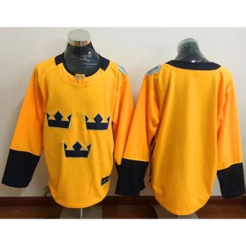 Team Sweden Blank Gold 2016 World Cup Stitched NHL Jersey Team Sweden Blank Gold 2016 World Cup Stitched NHL Jersey