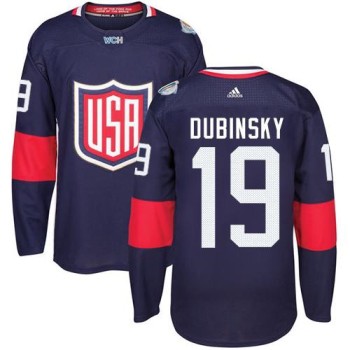 Team USA #19 Brandon Dubinsky Navy Blue 2016 World Cup Stitched NHL Jersey Team USA #19 Brandon Dubinsky Navy Blue 2016 World Cup Stitched NHL Jersey