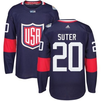 Team USA #20 Ryan Suter Navy Blue 2016 World Cup Stitched Youth NHL Jersey Team USA #20 Ryan Suter Navy Blue 2016 World Cup Stitched Youth NHL Jersey