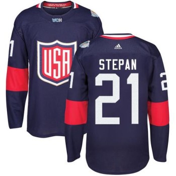 Team USA #21 Derek Stepan Navy Blue 2016 World Cup Stitched Youth NHL Jersey Team USA #21 Derek Stepan Navy Blue 2016 World Cup Stitched Youth NHL Jersey