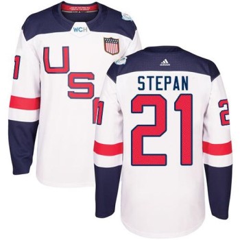 Team USA #21 Derek Stepan White 2016 World Cup Stitched NHL Jersey Team USA #21 Derek Stepan White 2016 World Cup Stitched NHL Jersey
