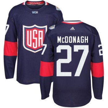 Team USA #27 Ryan McDonagh Navy Blue 2016 World Cup Stitched NHL Jersey Team USA #27 Ryan McDonagh Navy Blue 2016 World Cup Stitched NHL Jersey