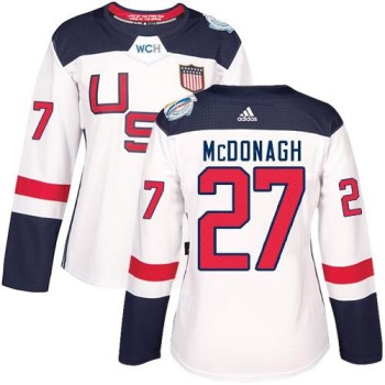 Team USA #27 Ryan McDonagh White 2016 World Cup Women's Stitched NHL Jersey Team USA #27 Ryan McDonagh White 2016 World Cup Women's Stitched NHL Jersey