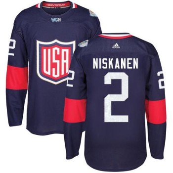 Team USA #2 Matt Niskanen Navy Blue 2016 World Cup Stitched NHL Jersey Team USA #2 Matt Niskanen Navy Blue 2016 World Cup Stitched NHL Jersey