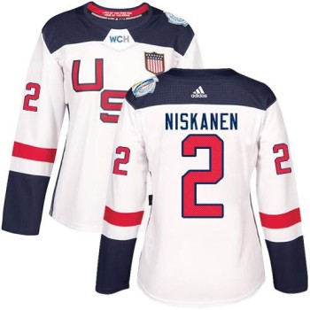 Team USA #2 Matt Niskanen White 2016 World Cup Women's Stitched NHL Jersey Team USA #2 Matt Niskanen White 2016 World Cup Women's Stitched NHL Jersey