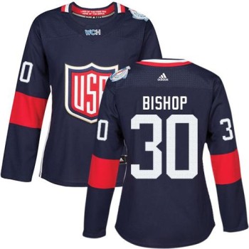 Team USA #30 Ben Bishop Navy Blue 2016 World Cup Women's Stitched NHL Jersey Team USA #30 Ben Bishop Navy Blue 2016 World Cup Women's Stitched NHL Jersey