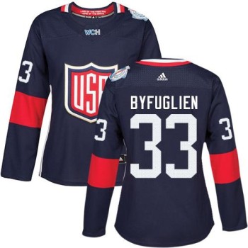 Team USA #33 Dustin Byfuglien Navy Blue 2016 World Cup Women's Stitched NHL Jersey Team USA #33 Dustin Byfuglien Navy Blue 2016 World Cup Women's Stitched NHL Jersey