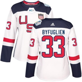 Team USA #33 Dustin Byfuglien White 2016 World Cup Women's Stitched NHL Jersey Team USA #33 Dustin Byfuglien White 2016 World Cup Women's Stitched NHL Jersey