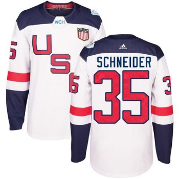 Team USA #35 Cory Schneider White 2016 World Cup Stitched NHL Jersey Team USA #35 Cory Schneider White 2016 World Cup Stitched NHL Jersey