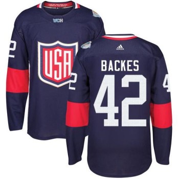 Team USA #42 David Backes Navy Blue 2016 World Cup Stitched NHL Jersey Team USA #42 David Backes Navy Blue 2016 World Cup Stitched NHL Jersey