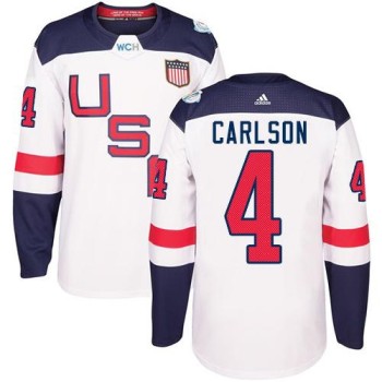 Team USA #4 John Carlson White 2016 World Cup Stitched Youth NHL Jersey Team USA #4 John Carlson White 2016 World Cup Stitched Youth NHL Jersey