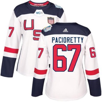 Team USA #67 Max Pacioretty White 2016 World Cup Women's Stitched NHL Jersey Team USA #67 Max Pacioretty White 2016 World Cup Women's Stitched NHL Jersey