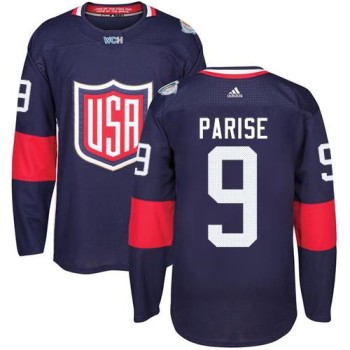Team USA #9 Zach Parise Navy Blue 2016 World Cup Stitched NHL Jersey Team USA #9 Zach Parise Navy Blue 2016 World Cup Stitched NHL Jersey