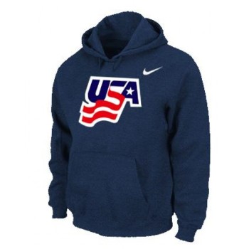 Team USA Graphic Legend Performance Pullover NHL Hoodie Dark Blue Team USA Graphic Legend Performance Pullover NHL Hoodie Dark Blue