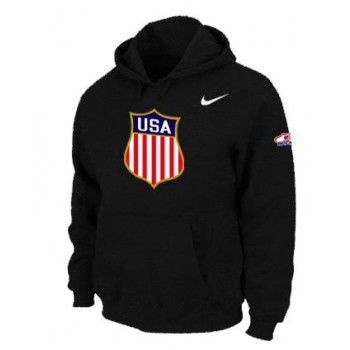 Team USA Hockey Winter Olympics KO Pullover Performance NHL Hoodie Black Team USA Hockey Winter Olympics KO Pullover Performance NHL Hoodie Black