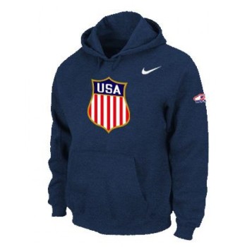 Team USA Hockey Winter Olympics KO Pullover Performance NHL Hoodie Dark Blue Team USA Hockey Winter Olympics KO Pullover Performance NHL Hoodie Dark Blue