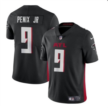 Men's Atlanta Falcons #9 Michael Penix Jr Black 2024 Draft Vapor Untouchable Limited Stitched Football Jersey Men's Atlanta Falcons #9 Michael Penix Jr Black 2024 Draft Vapor Untouchable Limited Stitched Football Jersey