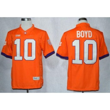 Tigers #10 Tajh Boyd Orange Limited Stitched NCAA Jersey Tigers #10 Tajh Boyd Orange Limited Stitched NCAA Jersey