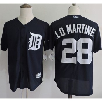 Tigers #28 J. D. Martinez Navy Blue Flexbase Authentic Collection Stitched MLB Jersey Tigers #28 J. D. Martinez Navy Blue Flexbase Authentic Collection Stitched MLB Jersey