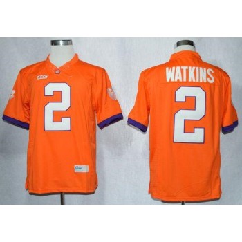 Tigers #2 Sammy Watkins Orange Limited Stitched NCAA Jersey Tigers #2 Sammy Watkins Orange Limited Stitched NCAA Jersey