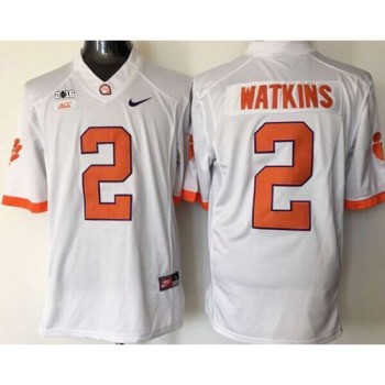 Tigers #2 Sammy Watkins White Limited 2016 College Football Playoff National Championship Patch Stitched NCAA Jersey Tigers #2 Sammy Watkins White Limited 2016 College Football Playoff National Championship Patch Stitched NCAA Jersey