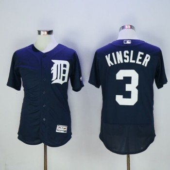 Tigers #3 ian Kinsler Navy Blue Flexbase Authentic Collection Stitched MLB Jersey Tigers #3 ian Kinsler Navy Blue Flexbase Authentic Collection Stitched MLB Jersey