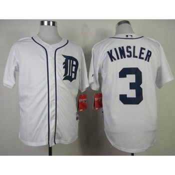 Tigers #3 ian Kinsler White Cool Base Stitched MLB Jersey Tigers #3 ian Kinsler White Cool Base Stitched MLB Jersey