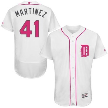 Tigers #41 Victor Martinez White Flexbase Authentic Collection 2016 Mother's Day Stitched MLB Jersey Tigers #41 Victor Martinez White Flexbase Authentic Collection 2016 Mother's Day Stitched MLB Jersey