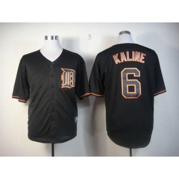 Tigers #6 Al Kaline Black Fashion Stitched MLB Jersey Tigers #6 Al Kaline Black Fashion Stitched MLB Jersey