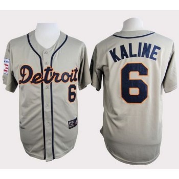 Tigers #6 Al Kaline Grey Cooperstown Throwback Stitched MLB Jersey Tigers #6 Al Kaline Grey Cooperstown Throwback Stitched MLB Jersey