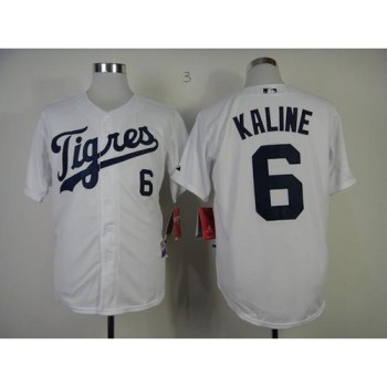 Tigers #6 Al Kaline White  Tigers #6 Al Kaline White