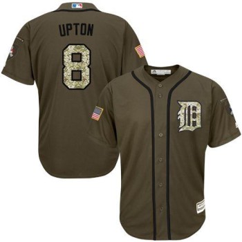 Tigers #8 Justin Upton Green Salute to Service Stitched MLB Jersey Tigers #8 Justin Upton Green Salute to Service Stitched MLB Jersey
