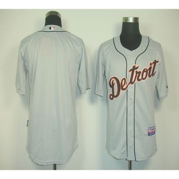 Tigers Blank Grey Cool Base Stitched MLB Jersey Tigers Blank Grey Cool Base Stitched MLB Jersey