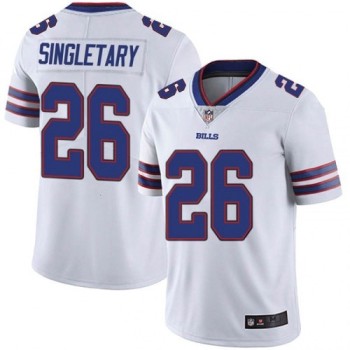 Toddler Buffalo Bills #26 Devin Singletary White Color Rush Stitched Jersey Toddler Buffalo Bills #26 Devin Singletary White Color Rush Stitched Jersey