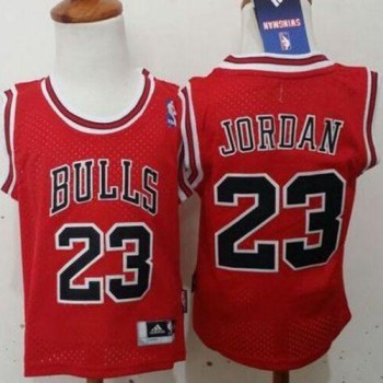 Toddler Bulls #23 Michael Jordan Red Stitched NBA Jersey Toddler Bulls #23 Michael Jordan Red Stitched NBA Jersey