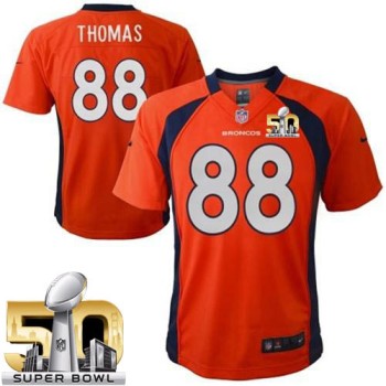Toddler Broncos #88 Demaryius Thomas Orange Team Color Super Bowl 50 Stitched NFL Elite Jersey Toddler Broncos #88 Demaryius Thomas Orange Team Color Super Bowl 50 Stitched NFL Elite Jersey