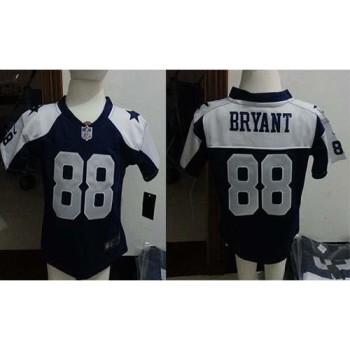 Toddler Cowboys #88 Dez Bryant Navy Blue Thanksgiving Stitched NFL Elite Jersey